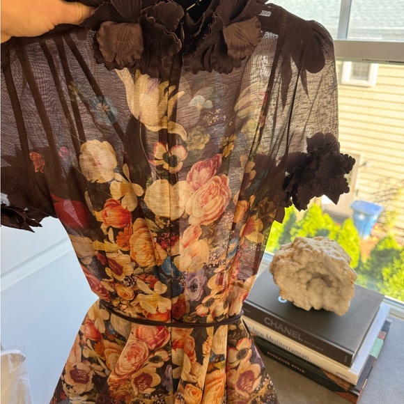 Zimmermann Dark Floral Formal Dress - Picture 2 of 6